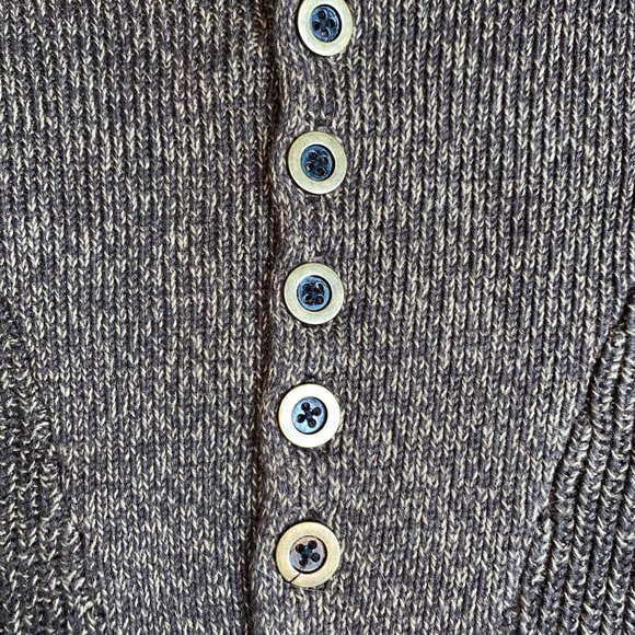Like New Red Head Brand Company Brown Heavy Sweater Mens Size XL 1/4 Button Up - Picture 2 of 6